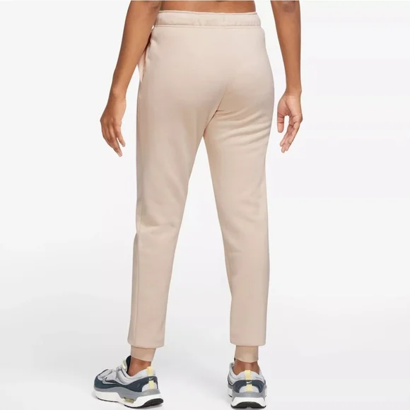 Nike sportswear club fleece womens cream Large sweatpants nwt - Picture 2 of 5